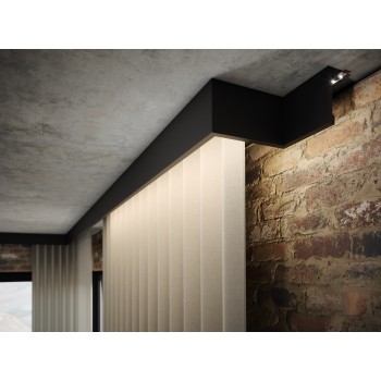 Listwa karniszowa LK-01 Czarna CREATIVA 244cm