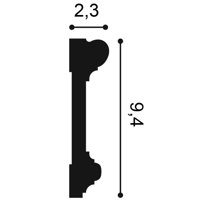 Profil wielofunkcyjny DX121-2300 Orac Decor