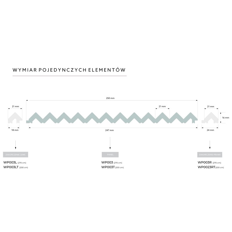 Panel 3D WP003L VIVID Mardom Decor